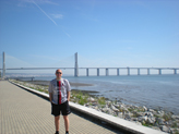 Pont Vasco de Gama, impressionnant, 13km de long et le plus grand d'Europe