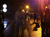 Jour de l'an dans la rue à Rodney Bay