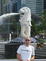 Le Merlion, embleme de la ville