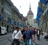 Dans les rues de Bern avec Lyo et Benny