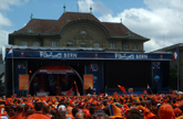 Retour  la Fan-Zone quelques heures avant France-Pays Bas