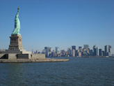 La Statute devant Manhattan