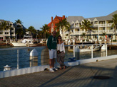 Fin de journe sur le port de Key West