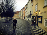 1ere matinée à Prague, à coté de notre hotel.